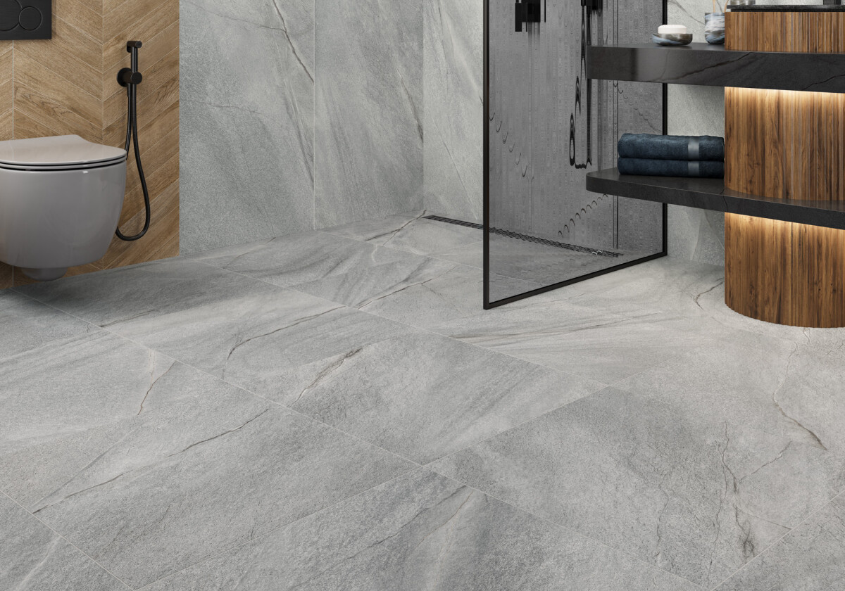 Delacora Phantom Dark матовый карвинг Керамогранит 600 x 600 x 9.5 D60252M