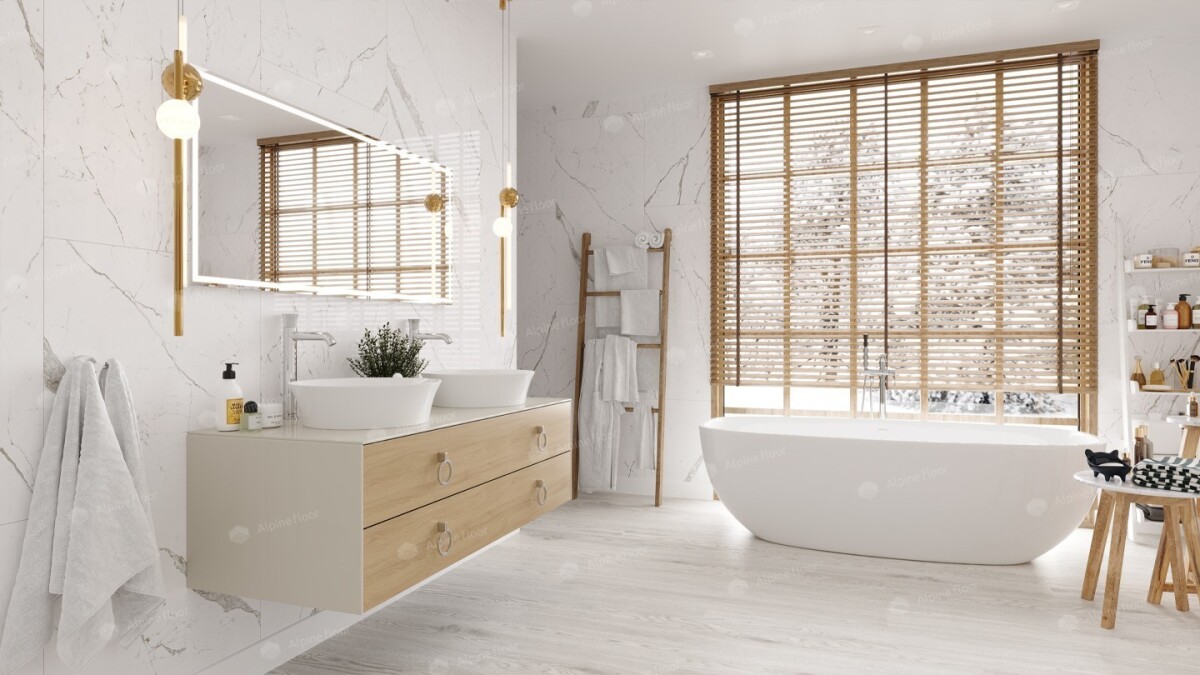 Alpine Floor Ultra Кварцвиниловая плитка LVT Дуб Арктик ECO 5-1 1219.2 х 184.15 х 2 mm