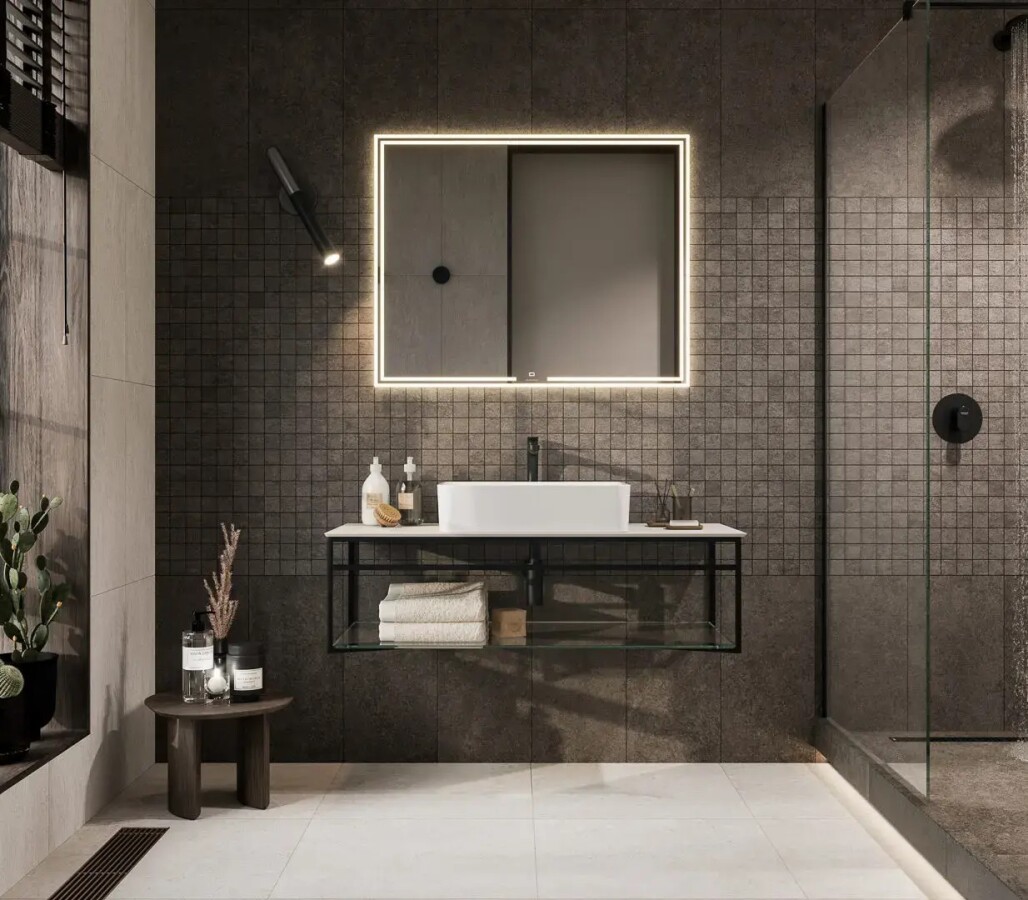 Керамический гранит Плинтус Kerama Marazzi Прованс Руссильон Коричневый тёмный матовый обрезной 60x9,5x0,9 KM6060G0911RBT6