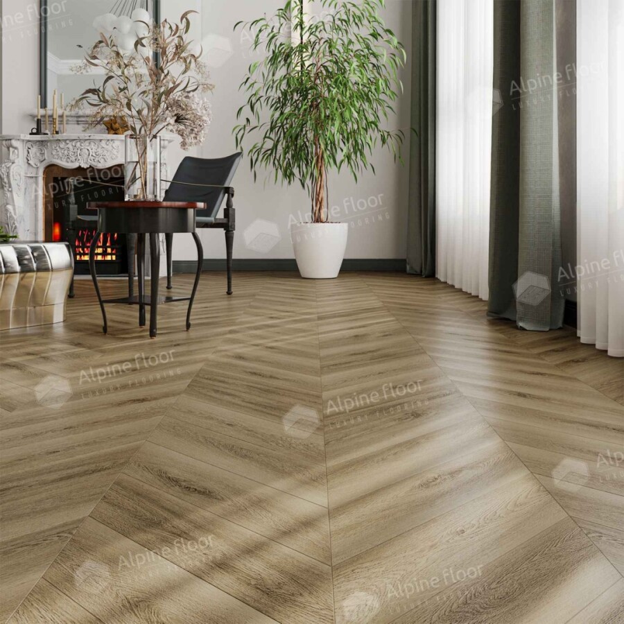 Alpine Floor Chevron Alpine SPC ламинат Вайпуа ЕСО 18-14 600х127х5 mm