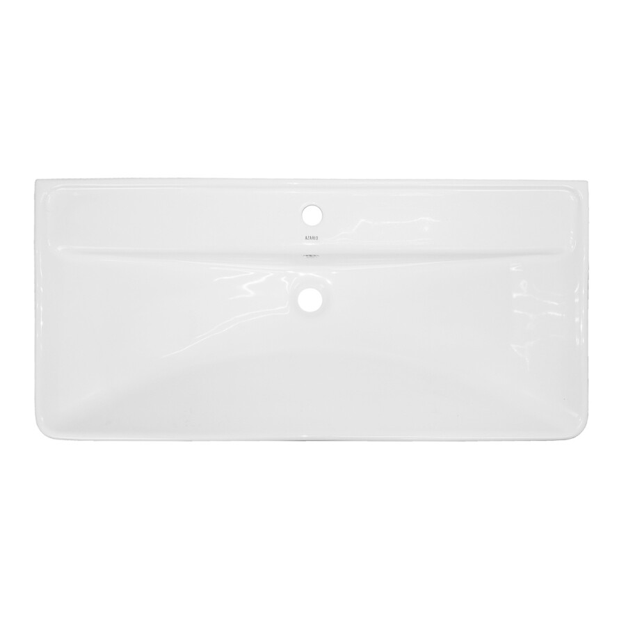 Комплект Тумба Azario Мила 100 Н 1000х470х860 напольная, с раковиной Monte 100, белый CS00089954