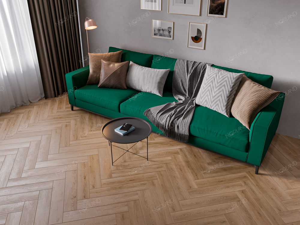 Alpine Floor Norland Lagom Parquet LVT Кварцвиниловая плитка Sot 1034-6 590 x 118 x 2 mm