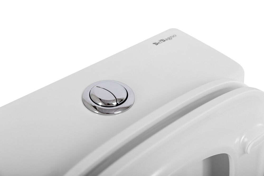 Унитаз-компакт безободковый с сиденьем и смывом TORNADO BelBagno LUCE-TOR BB2197CP-TOR/SC BB2197T