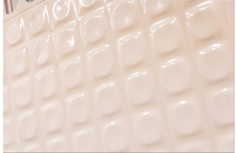 Азори Boho Latte Mosaic плитка настенная бежевая 31x63 см