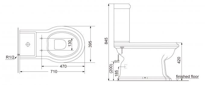 Creo Ceramique Dijon DI1002+DI1003+DI1001N унитаз напольный