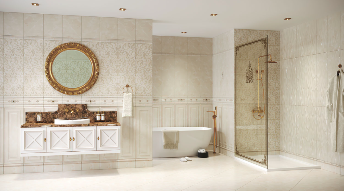 Плитка настенная 603 Eurotile Marbelia Бордюр 3х29,5