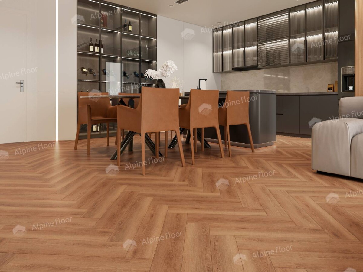 Alpine Floor Parquet Light SPC ламинат Дуб Капелла ECO 13-31AB 600 х 125 х 4мм