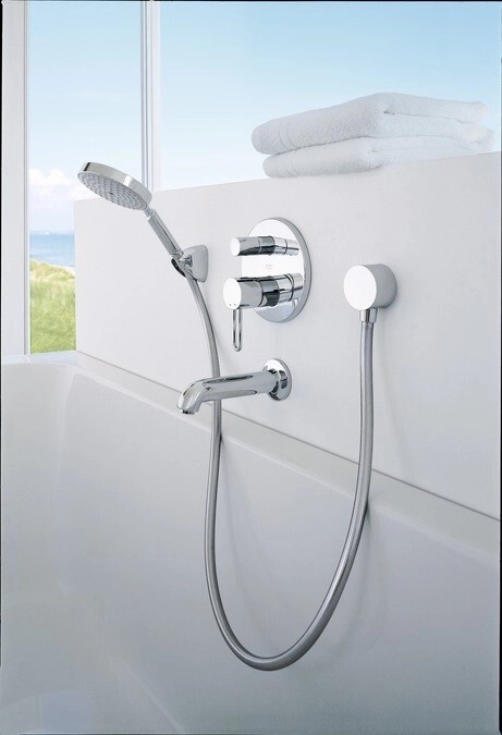 Hansgrohe FixFit Шланговое подсоединение S с клапаном обратного тока хром 26453000