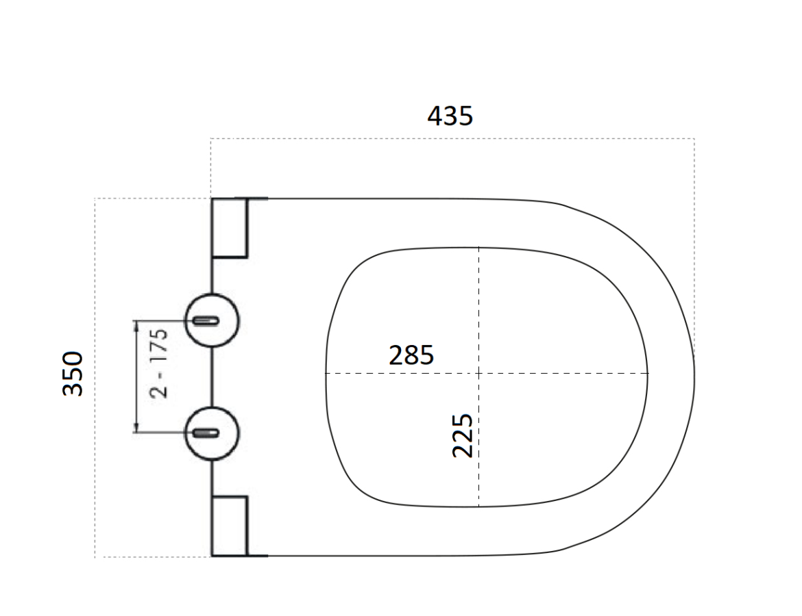 Крышка для унитаза Boheme Avva soft-close Черный матовый 976-B