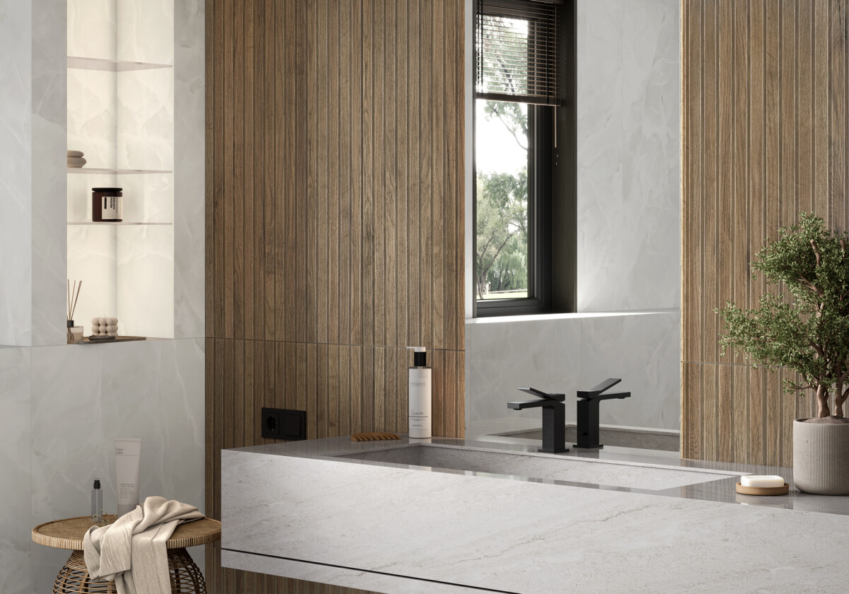 LCM Лиам Линия светлый / Liam Light Line Керамогранит 600 x 1200 x 7,5 60120LAM09M