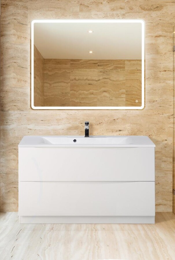 BelBagno MARINO-1000-2C-PIA-BL-P тумба с раковиной BB1000/445-LV-MR-PR напольная