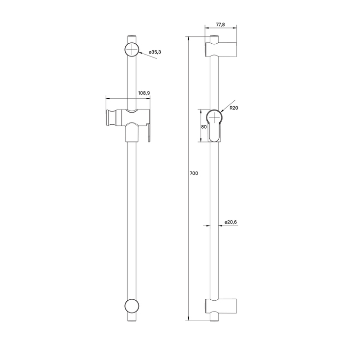 Iddis Ray душевая стойка RAY70W0i17