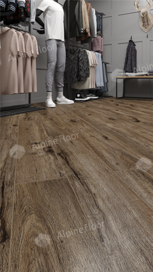 Ламинат Alpine Floor Aura LF100-11 Дуб Турин 1218 х 198 х 8 mm