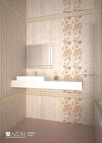 Azori arezzo beige Alba 6x20 см бордюр настеный матовый