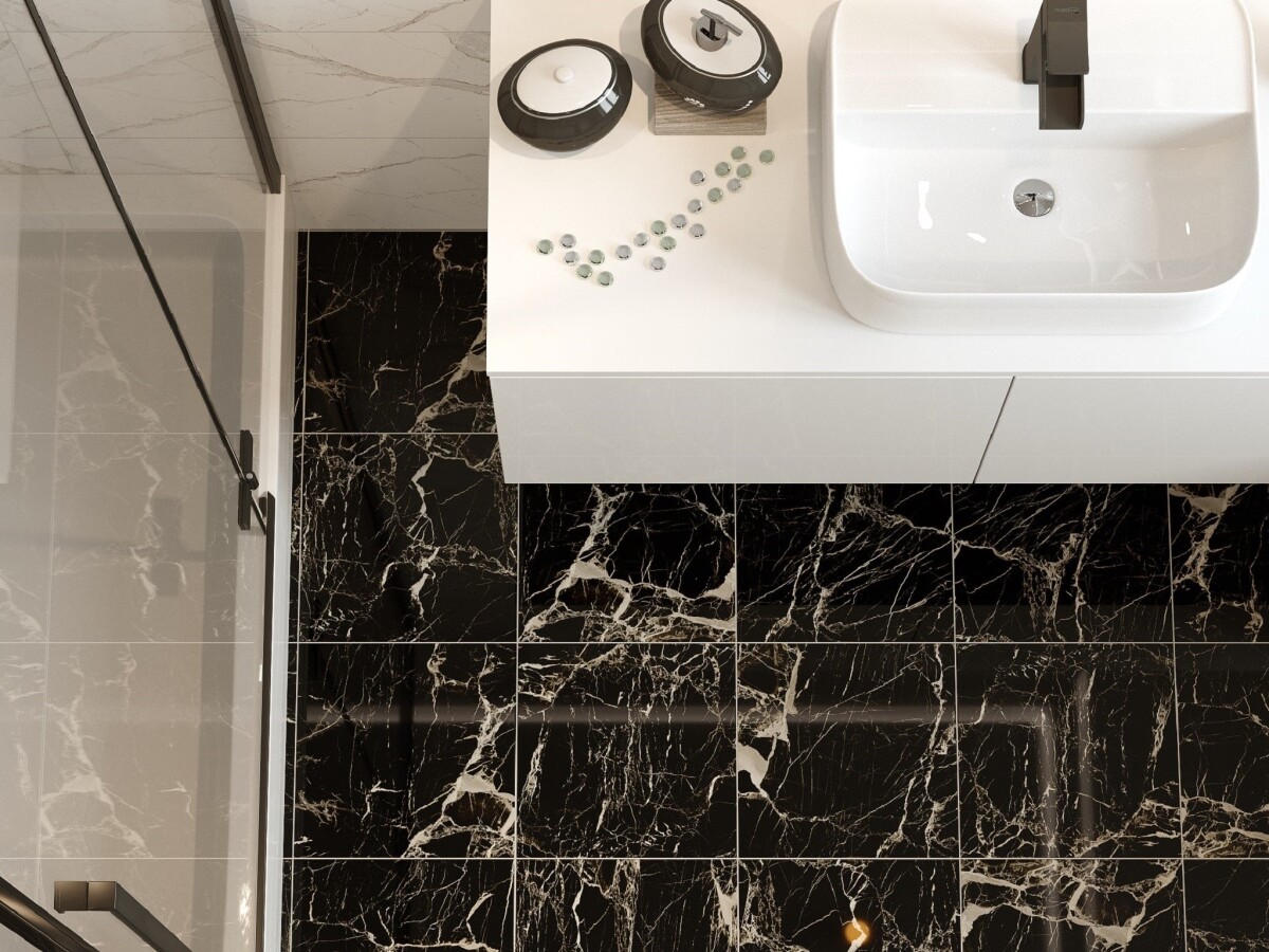 Керамическая плитка Cube Ceramica Insomnia Black 30*60 УТ000040676