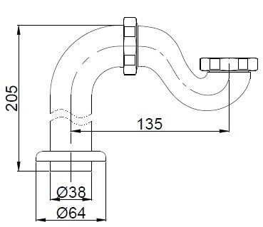 BelBagno BB567-01-TI-CRM Гидрозатвор хром