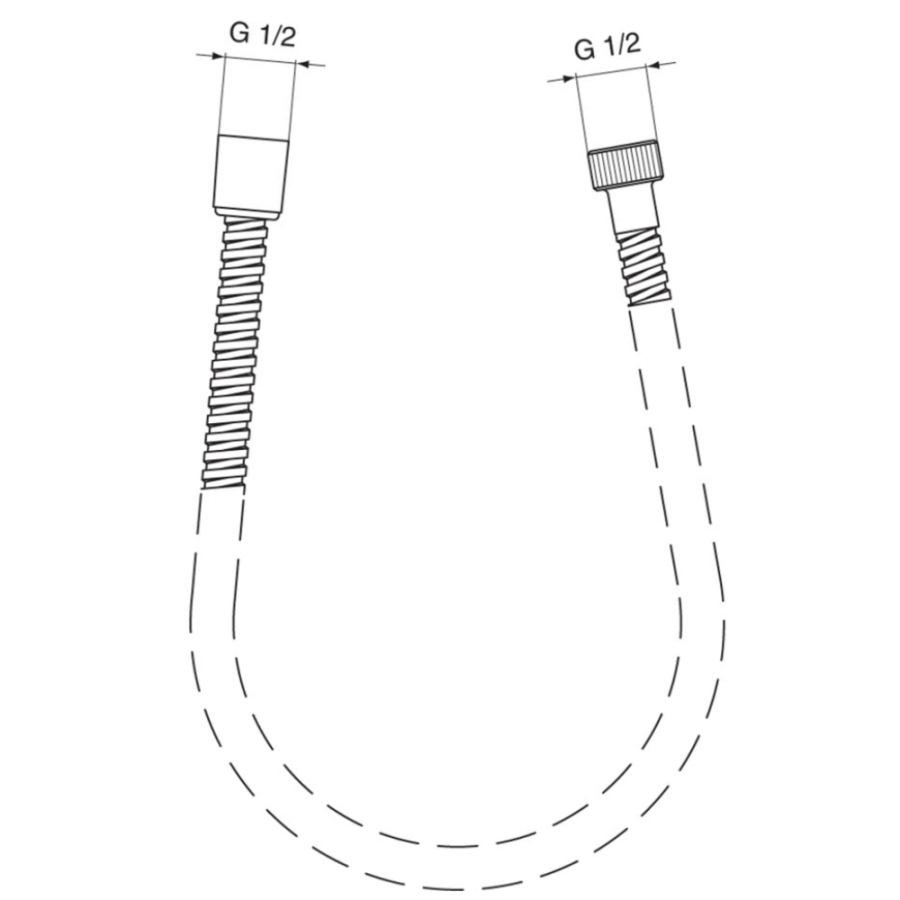 Ideal Standard душевой шланг 125 см A2403AA