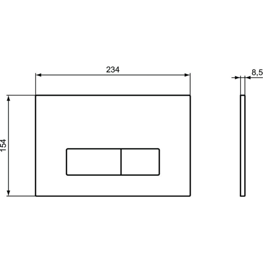 Ideal Standard кнопка смыва М2 R0122AA