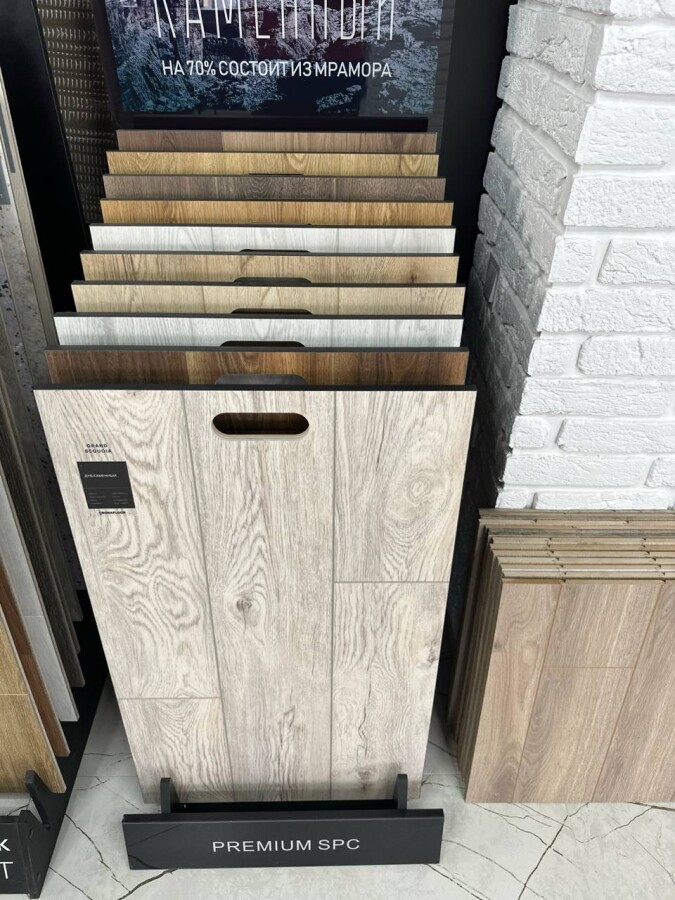 Водостойкий SPC ламинат CronaFloor GS 4V Дуб Карамельный 1200х180х5.0 Т088168