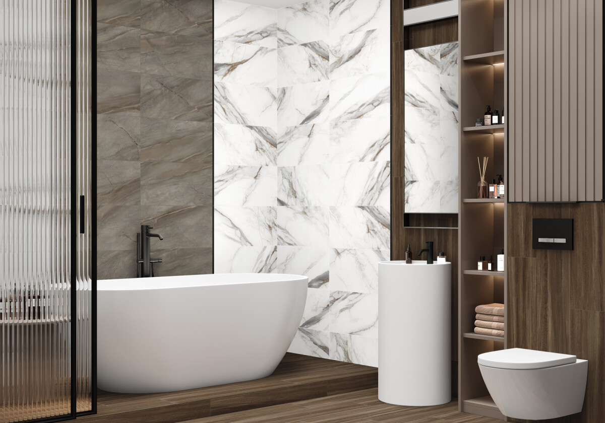 Delacora Nepal Light матовый карвинг Керамогранит 300 x 600 x 9.5 D30016M