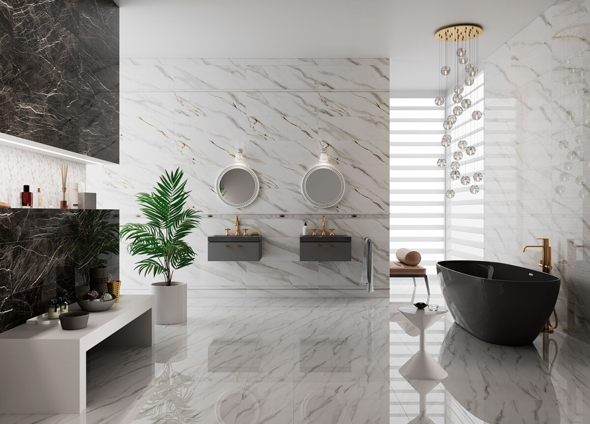 Плитка настенная 249 MNG1WT Eurotile Madison. рельеф 32,5х100