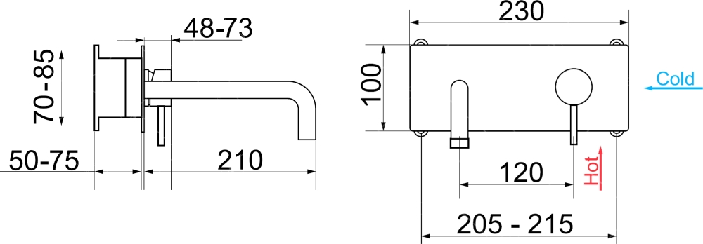 RGW Shower Panels SP-45-10 C смеситель для раковины