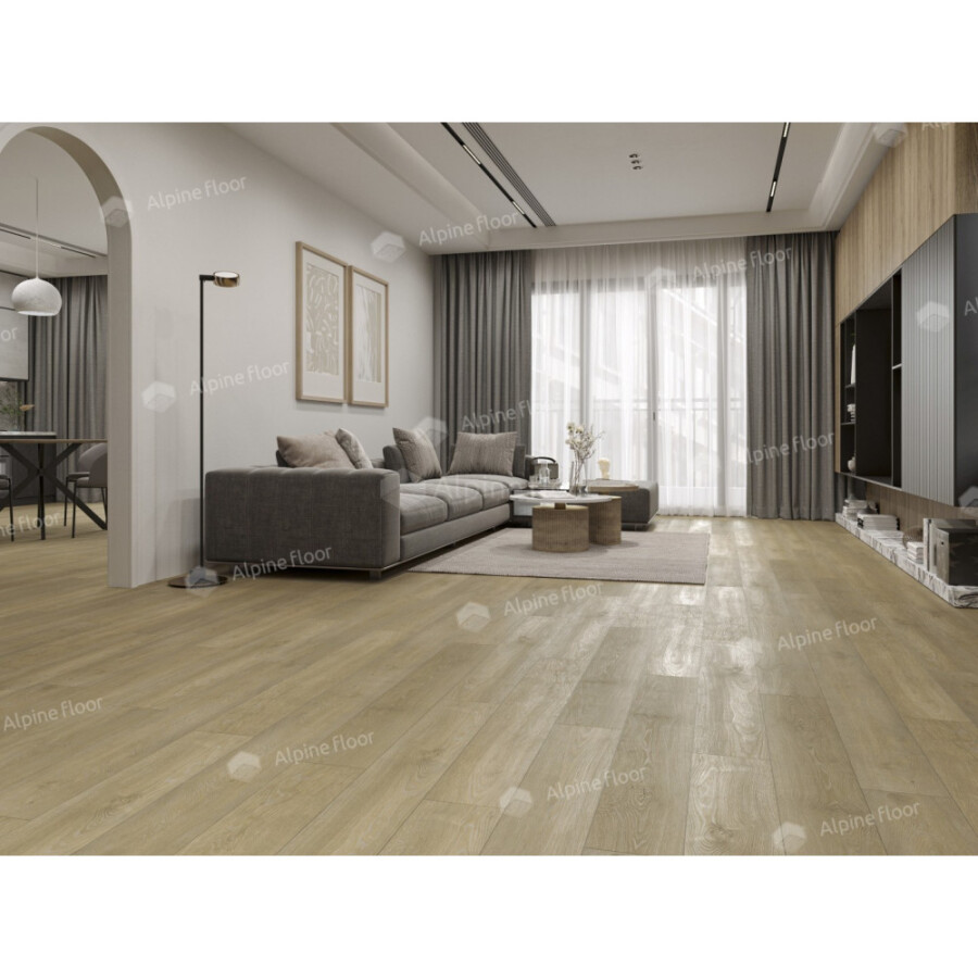 Alpine Floor Easy Line Кварцвиниловая плитка LVT Дуб Скандинавия ECO 3-36 1219.2 х 184.15 х 3 mm
