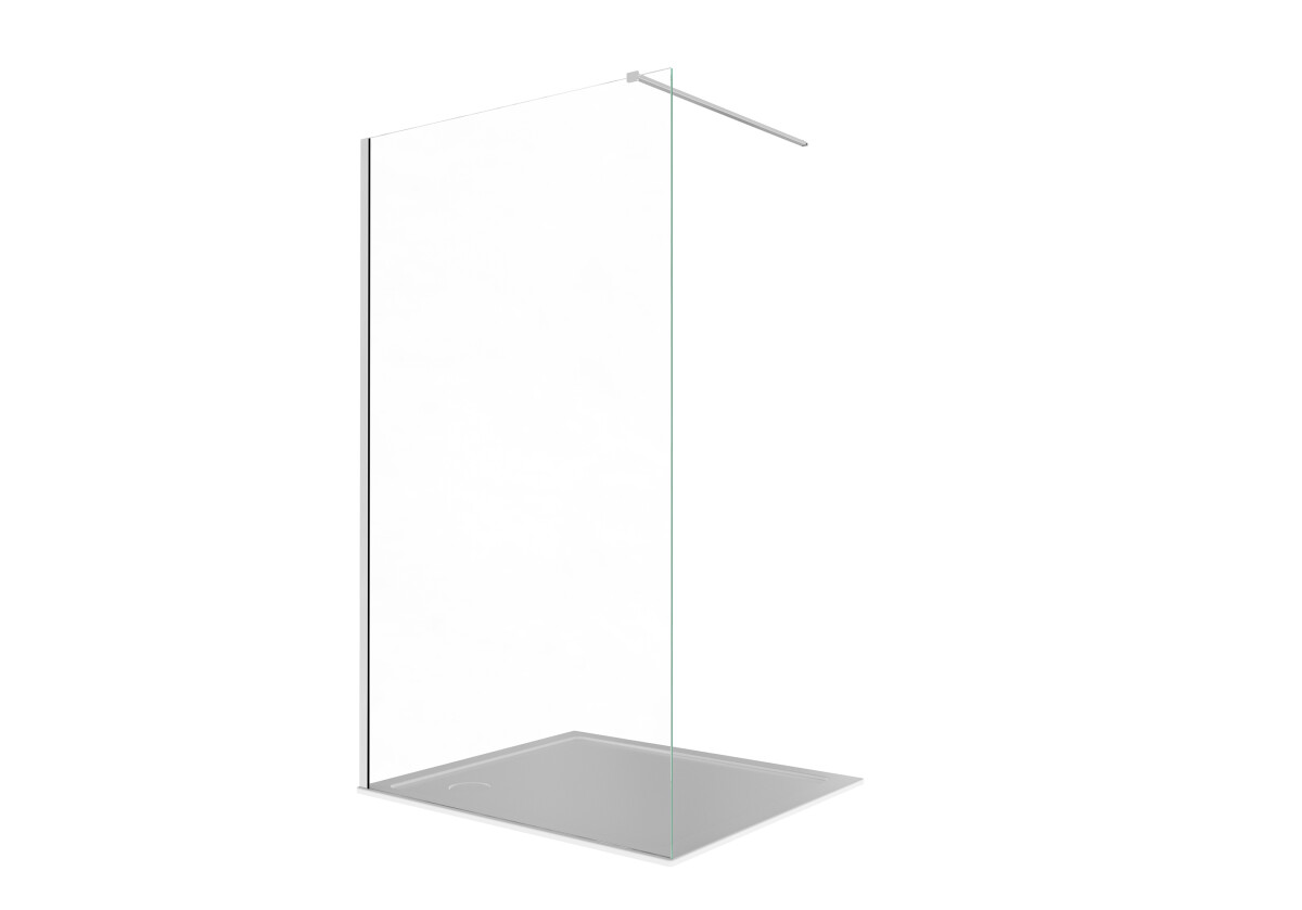 Aquatek AQ.WI.120.1CH Душевая перегородка Walk In 120см с держателем 1200мм хром прозрачное