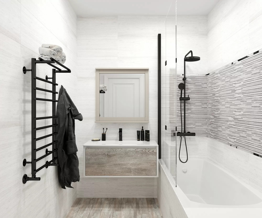 Плитка настенная Eurotile Beresta Grey Decor 30x60