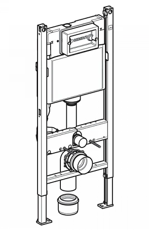Geberit инсталляция для унитаза Duofix 458.129.00.1