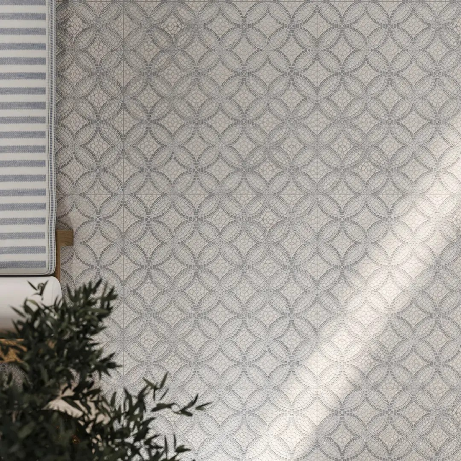 Керамический гранит Kerama Marazzi Прованс Ним серый лаппатированный обрезной 60x60x0,9 KM6060G0623R