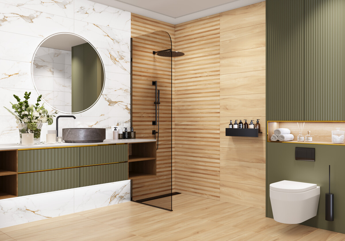 Delacora Woodstyle Elm Керамическая плитка настенная 300 x 900 x 10.5 WT93WOS11