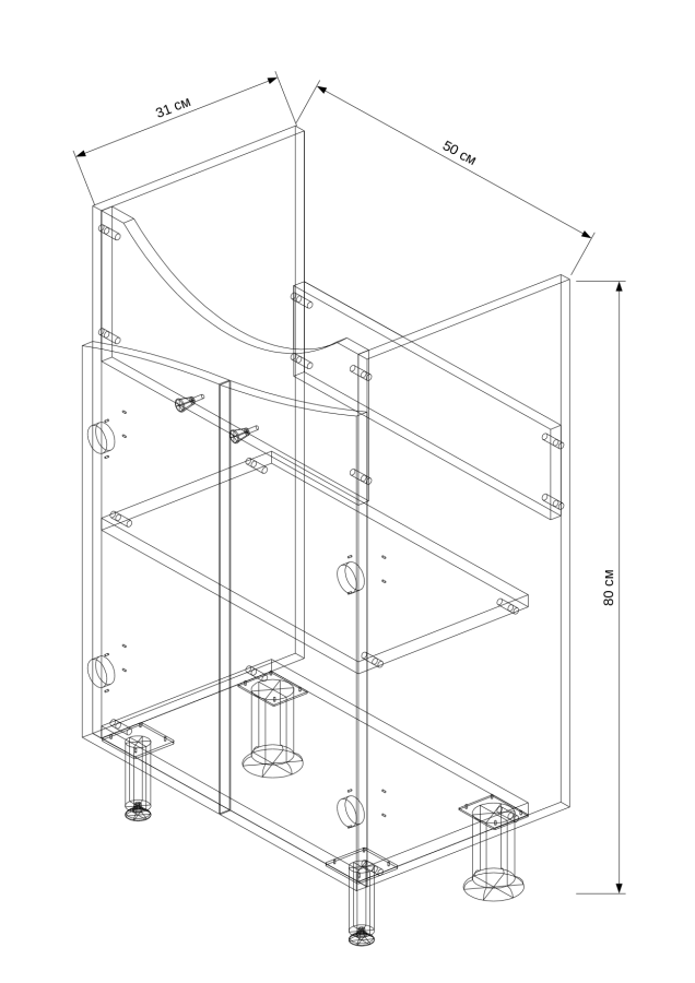 EvaGold Spring тумба 55 см с раковиной Элеганс 55