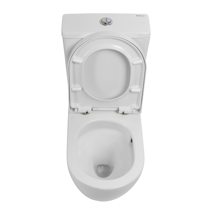 Унитаз-компакт безободковый BelBagno SFERA-TOR BB2141CP-TOR BB2141T