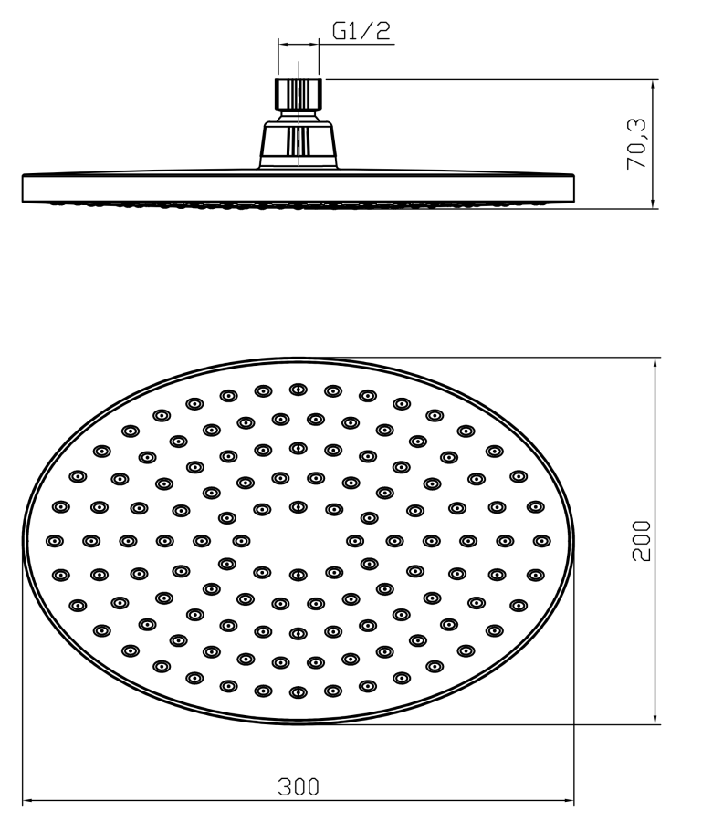 Lemark душевая лейка LM8037C