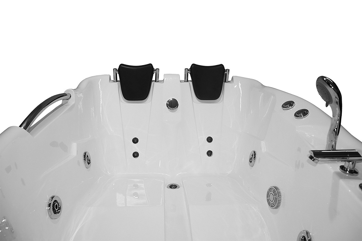 Loranto ванна с гидромассажем 170х120 см левая для двух персон CS-806NL