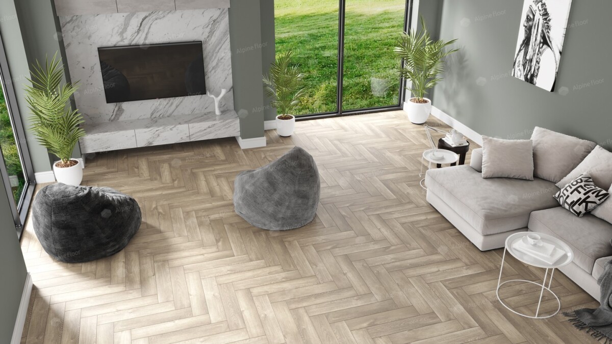 Alpine Floor Parquet Light SPC ламинат Дуб Целата ECO 13-35AB-R 600 х 125 х 4мм