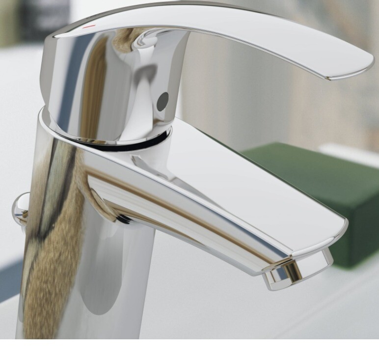 Grohe Eurosmart New 33188002 смеситель для раковины с цепочкой 35 мм