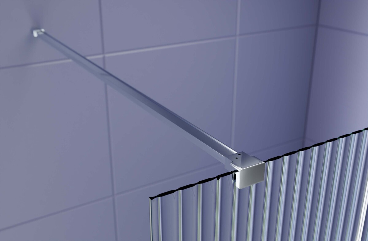 Aquatek AQ.WI.120.2CH Душевая перегородка Walk In 120см с держателем 1200мм хром