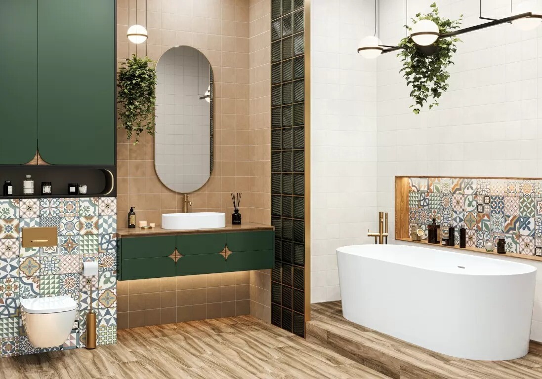New Trend Дизайн Арт Бэйс / Design Art Base Керамическая плитка настенная 300 x 600 x 9 WT36DST00