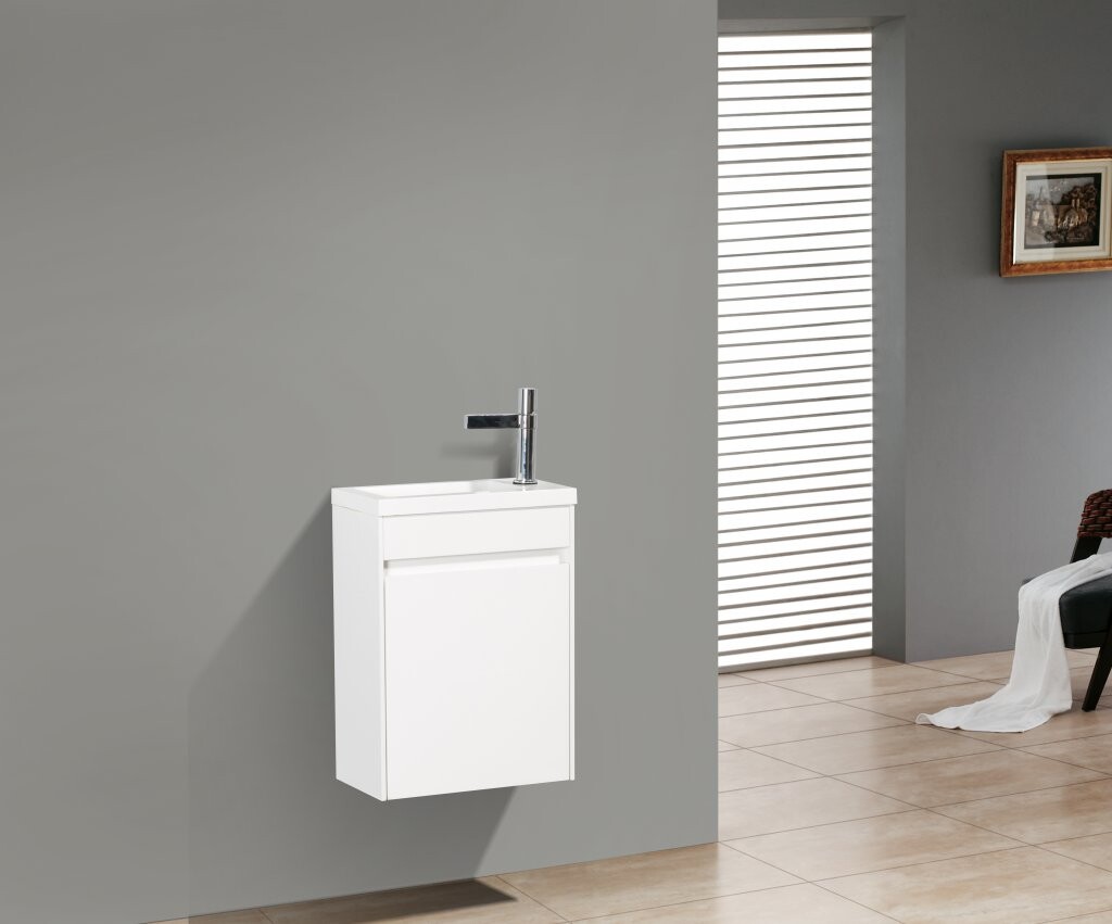 BelBagno PIETRA MINI-400-1A-SO-BL-L тумба с раковиной BB-400-PM-LVB подвесная