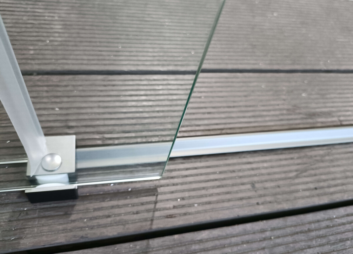 Aquatek AQ.WISL.120.1CH Душевая перегородка Walk In 120см раздвижная, с держателем 1200мм хром прозрачное