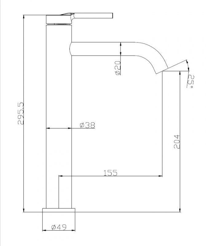 BelBagno Etna смеситель для раковины ETN-LMC2-IN