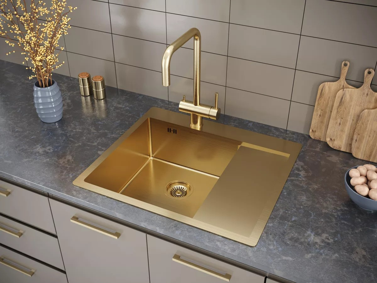 Кухонная мойка KRONER 59F PM225951-BGL