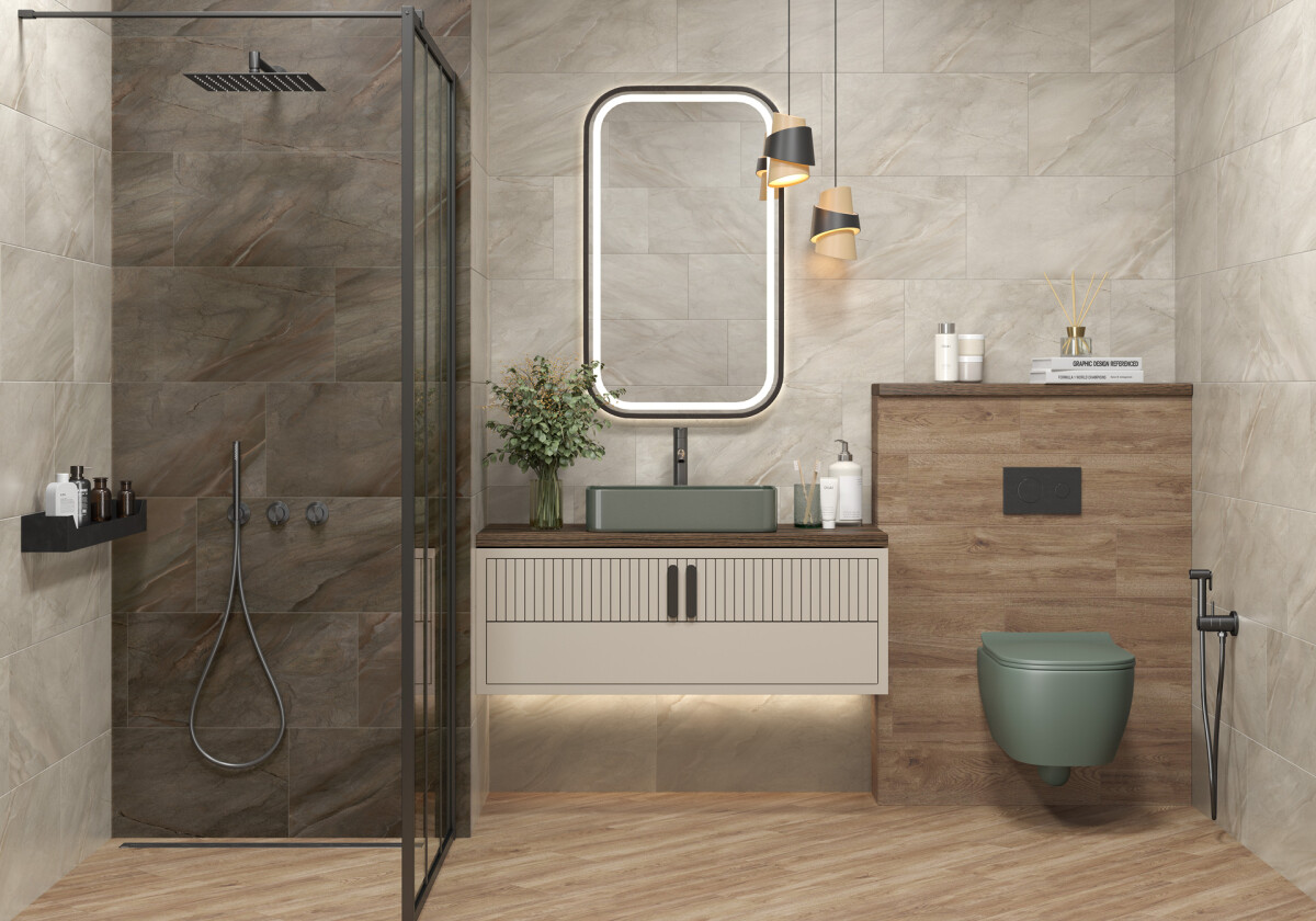 Delacora Nepal Dark матовый карвинг Керамогранит 300 x 600 x 9.5 D30017M