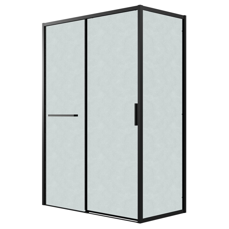 Боковая стенка Grossman Style 200.K33.05.80.21.02 (80х195) черный матовый,стекло шиншилла, 1 место