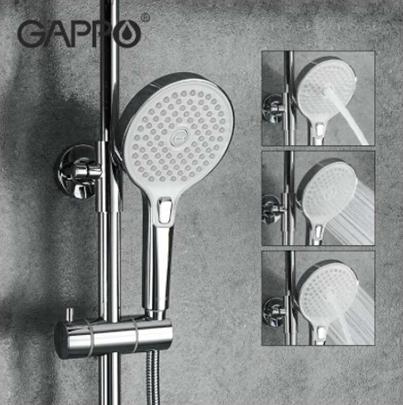 Душевая система с термостатом Gappo G03-8 G2403-58