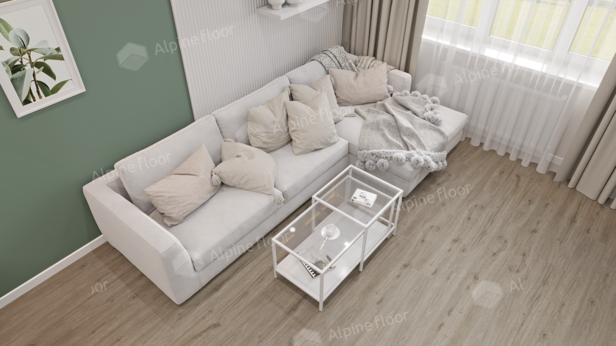 Alpine Floor Solo Plus SPC ламинат Прэсто ЕСО 14-801-R 1220 х 183 х 4.0 mm