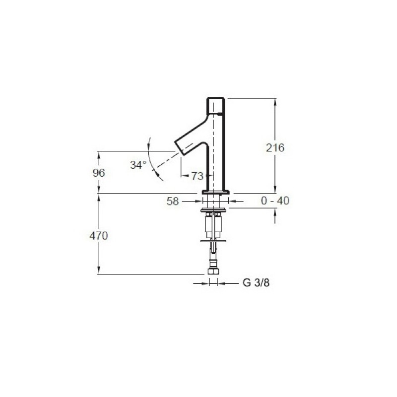 Jacob Delafon Talan E10378RU-CP смеситель для раковины