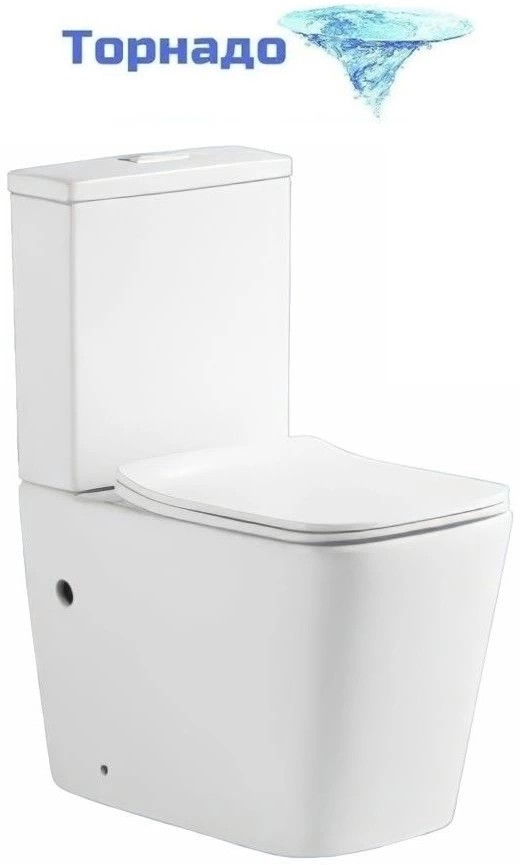 Sole Rif Turbo унитаз-компакт с крышкой Soft-close Безободковый УТ000105741